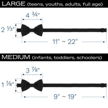 Black Bow Tie for Men and Kids by Adam Young