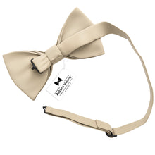 Champagne Bow Tie with Handkerchief Set for Men and Kids by Adam Young