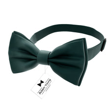 Dark Green Bow Tie for Men and Kids by Adam Young