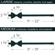 Dark Green Bow Tie for Men and Kids by Adam Young