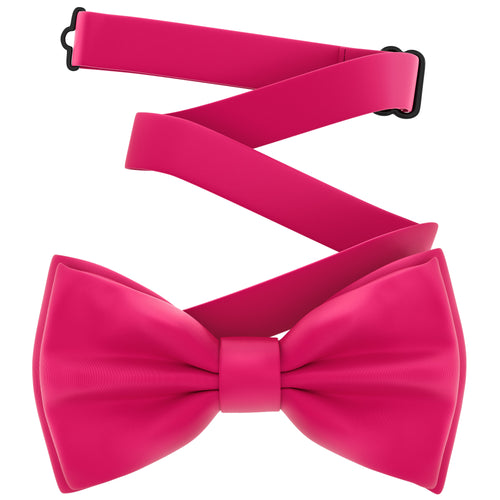 Hot Pink Bow Tie for Men and Kids by Adam Young