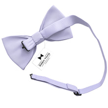 Lavender-Iris Bow Tie with Handkerchief Set for Men and Kids by Adam Young