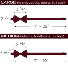 Merlot Red Bow Tie for Men and Kids by Adam Young