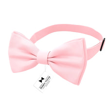 Pink Bow Tie with Handkerchief & Cufflinks Set by Adam Young