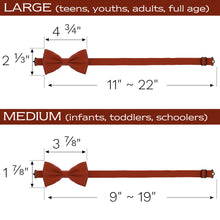 Rust Bow Tie for Men and Kids by Adam Young