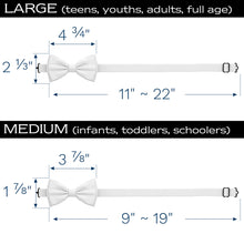 White Bow Tie for Men and Kids by Adam Young