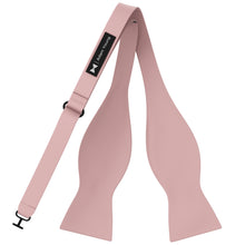 Blush Pink Self Tie Bow Tie for Men by Adam Young