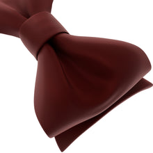 Burgundy Self Tie Bow Tie for Men by Adam Young