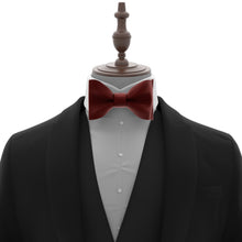 Burgundy Self Tie Bow Tie for Men by Adam Young