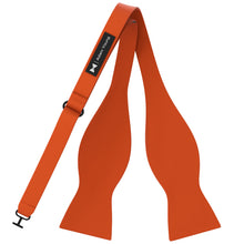 Burnt Orange Self Tie Bow Tie for Men by Adam Young