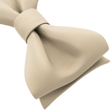 Champagne Self Tie Bow Tie for Men by Adam Young