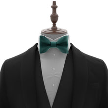 Dark Green Self Tie Bow Tie for Men by Adam Young