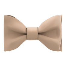 Dune Beige Self Tie Bow Tie for Men by Adam Young