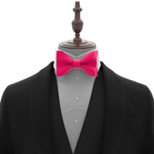 Hot Pink Self Tie Bow Tie for Men by Adam Young