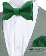 Juniper Self Tie Bow Tie with Handkerchief Set for Men by Adam Young