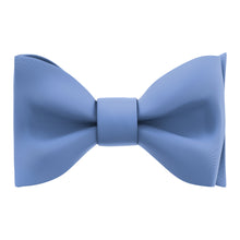 Light Blue Self Tie Bow Tie for Men by Adam Young