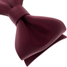 Maroon Red Self Tie Bow Tie for Men by Adam Young