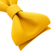 Merigold Yellow Self Tie Bow Tie for Men by Adam Young