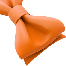 Orange Self Tie Bow Tie for Men by Adam Young