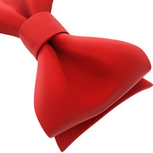 Red Self Tie Bow Tie for Men by Adam Young